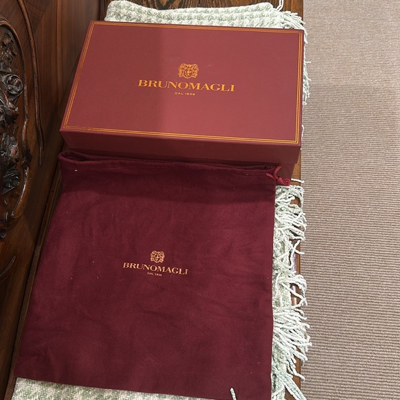 Men's BRUNOMAGLI Blue Suede and canvas Sneakers size 10.5 - Picture 16 of 16